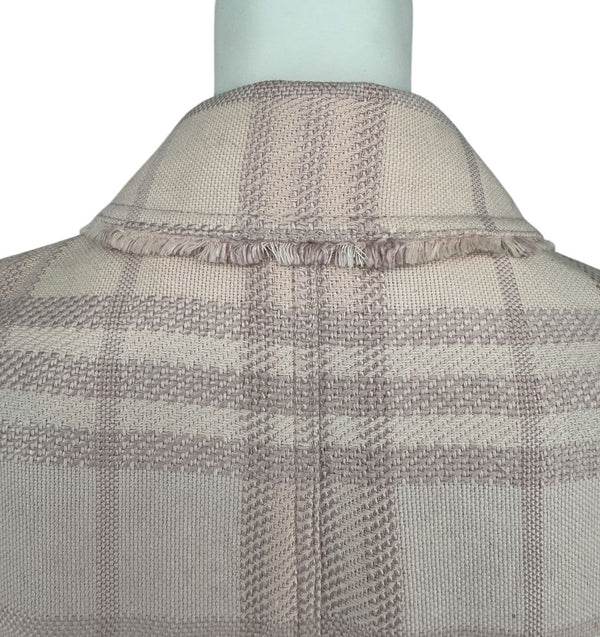 Burberry Plaid Print Blazer NWT - Size 10