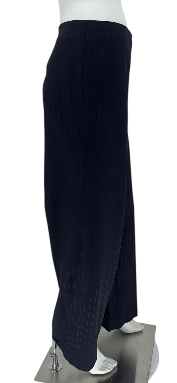 Armani Collezioni Navy Pinstripe Wrap Pantsuit – Made in Italy – Size 14