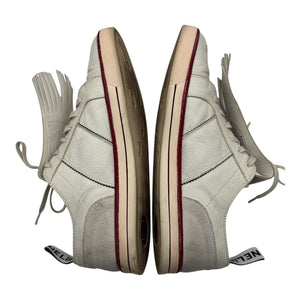 CHANEL Calfskin Fringe Golf/Tennis Sneakers in Ivory – Size 40