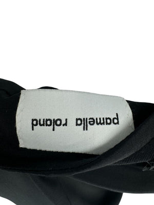 Pamella Roland Embellished Collar Longline Jacket - Large