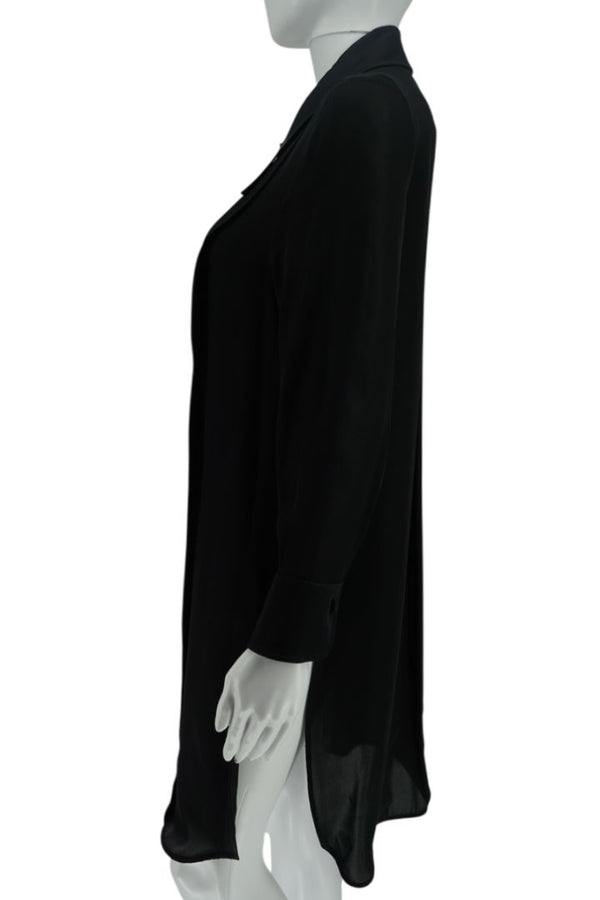 Khaite Pleated Silk Tunic Shirt