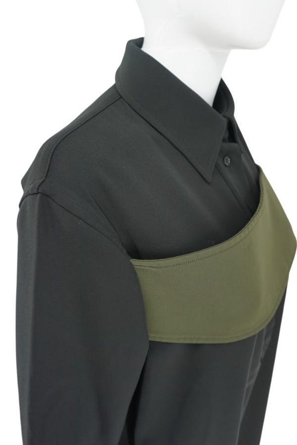 Plan C Contrast Panel Shirt Dress - Size IT 40 / US 4–6