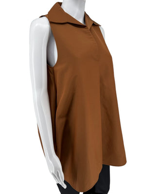 CO Sleeveless Rust Popover Tunic – Size XS