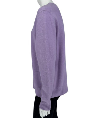 Jil Sander Lilac Cashmere Crewneck Sweater – Size 38