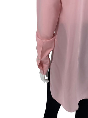 Victoria Beckham Rose Pink Silk Blouse – Size US 10 / UK 14