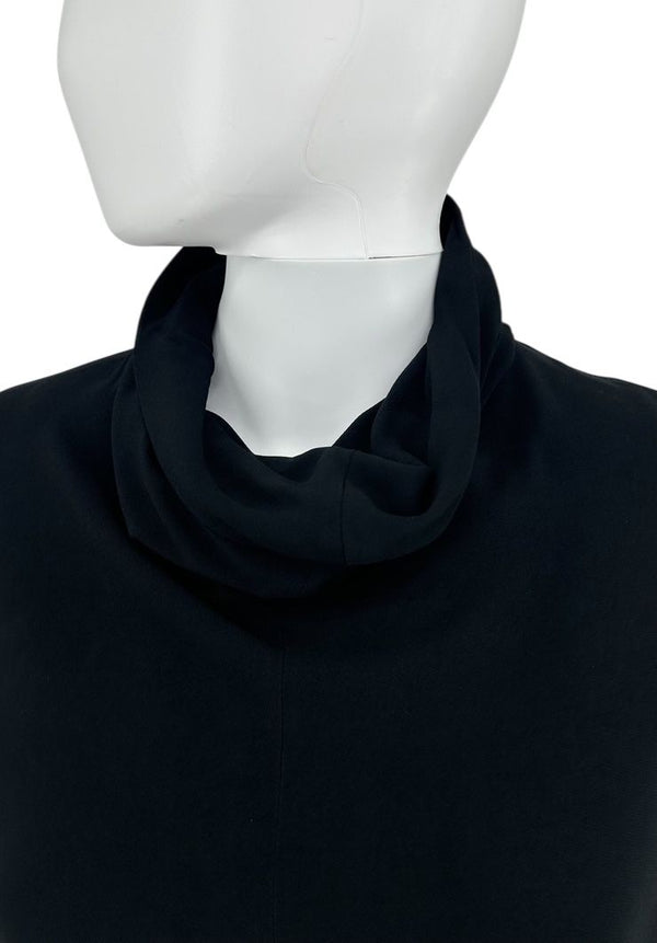 The Row Black Sleeveless Cowl Neck Dress – Size S