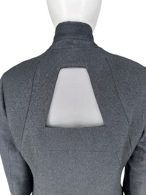 Akris for Bergdorf Goodman Shimmering Metallic Coat Dress – US 12 / FR 44 / DE 42