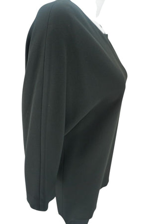 The Row Black Relaxed Top & Elastic Waist Pant Set – Size S (Top) & M (Pant)