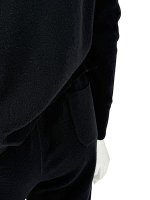 Loro Piana Black Baby Cashmere Lounge Set – Size 44 (Fits Like M/L)