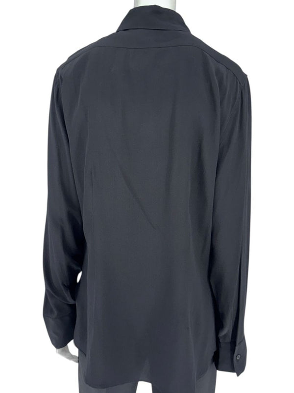 Stella McCartney Black 100% Silk Shirt – Size IT 48