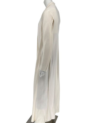 The Row Ivory Long Duster Jacket – Size 8
