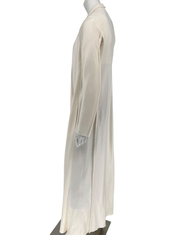 The Row Ivory Long Duster Jacket – Size 8