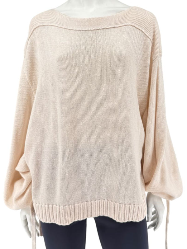 Jil Sander Blush Knit Pullover Sweater – Size S