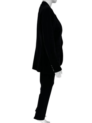 Ralph Lauren Purple Label Black Wool Pant Suit – Size 12