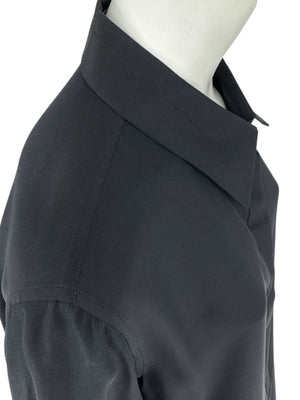 Givenchy Black Silk Tunic Shirt Dress – Size FR 42 (Fits Like M/L)