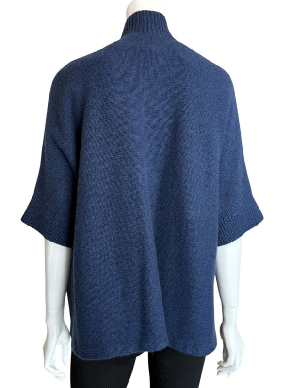 Akris Indigo Cashmere Twinset – Size 8