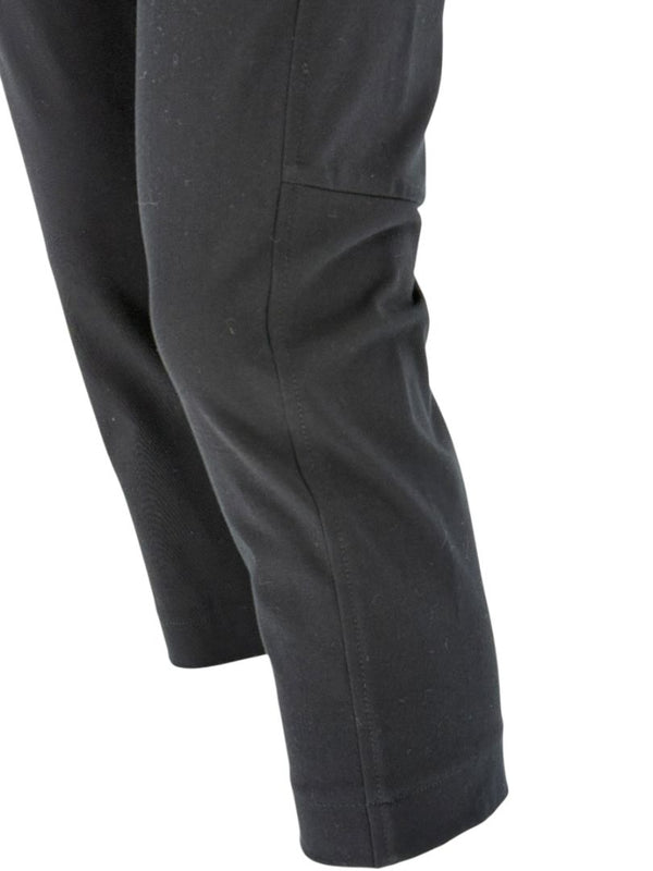 Brunello Cucinelli Black Cropped Stretch Cotton Trousers – Size US 10 / IT 46