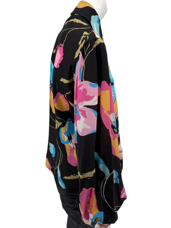 Dolce & Gabbana D&G Floral Silk Blouse – Size IT 48 / FR 44 / US 12