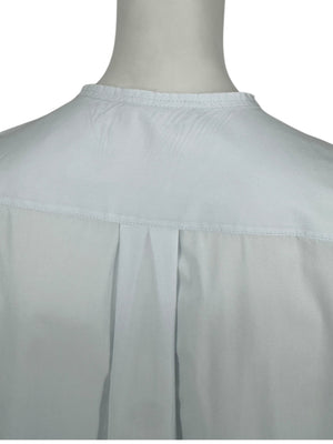 Celine Clean-Line Pale Blue Cotton Shirt with Concealed Placket – FR 42