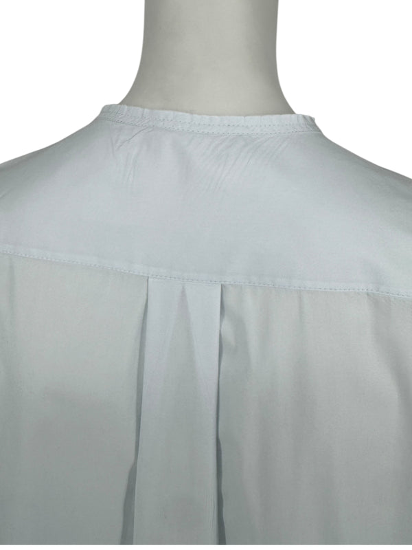 Celine Clean-Line Pale Blue Cotton Shirt with Concealed Placket – FR 42
