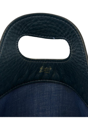 Gucci Vintage GG Canvas &  Leather Champagne Bottle Carrier – Made in Italy