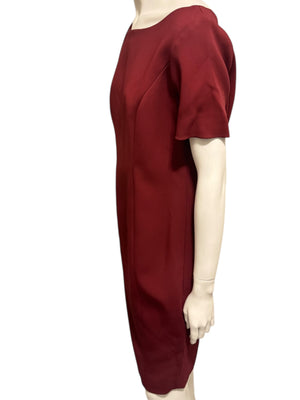Pamella Roland Red Tailored Dress &amp; Jacket Set – L
