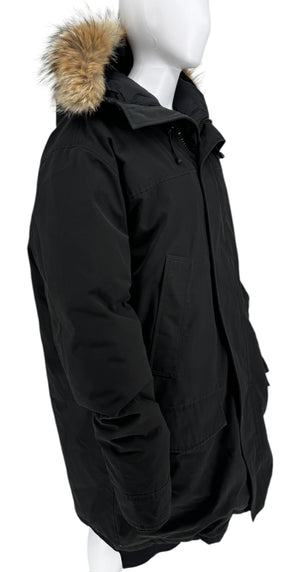 CANADA GOOSE Langford Parka w/ Coyote Fur Hood Color Black Sz XXL