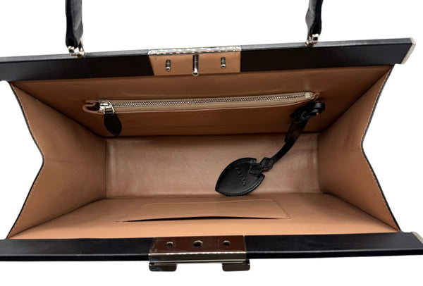 Alaia Large Cecile Studded Calf Leather Bag