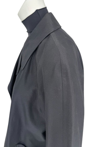 Anne Klein Charcoal Gray Open-Front Jacket – Size Small