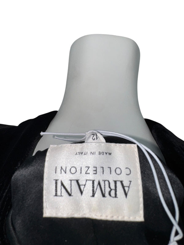 Armani Collezioni Black Velvet Pantsuit – IT 48 / US 12
