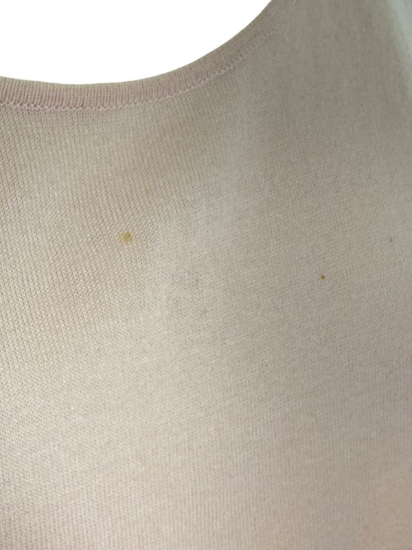 Chanel Pale Pink Cotton Logo Tank – Size FR 44 (US 10/12)