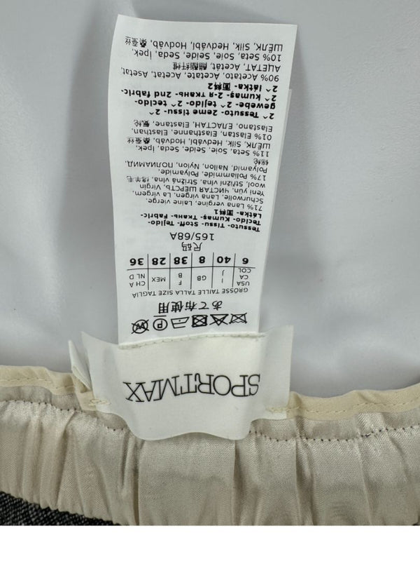 Sportmax Wool-Blend Tapered Pants - Size: IT 44 (US 8)