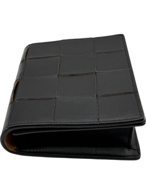 Bottega Veneta Black Lambskin Intrecciato Mini Bag
