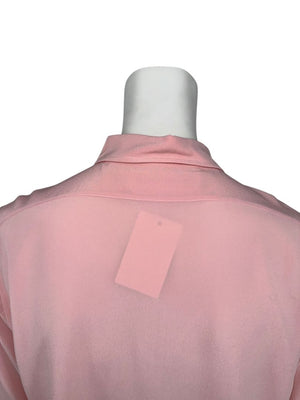 Victoria Beckham Rose Pink Silk Blouse – Size US 10 / UK 14