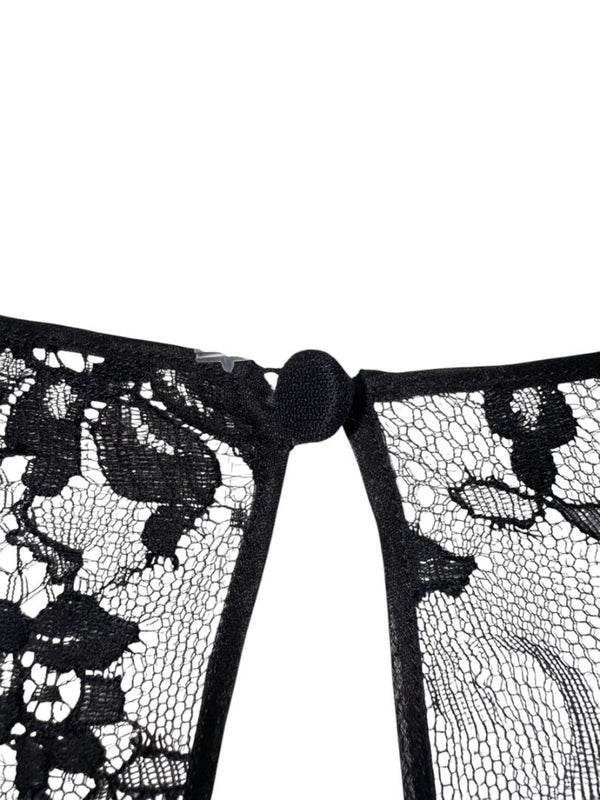 Christian Dior Black Lace-Trim Sleeveless Top – Size FR 44 (US 12)