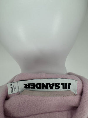 Jil Sander Pale Pink Virgin Wool Button-Front Coat – FR 38