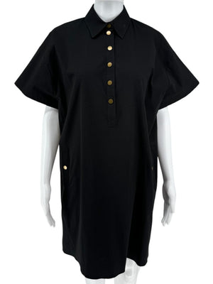 Michael Kors Collection Navy Popover Shirt Dress – Size XS