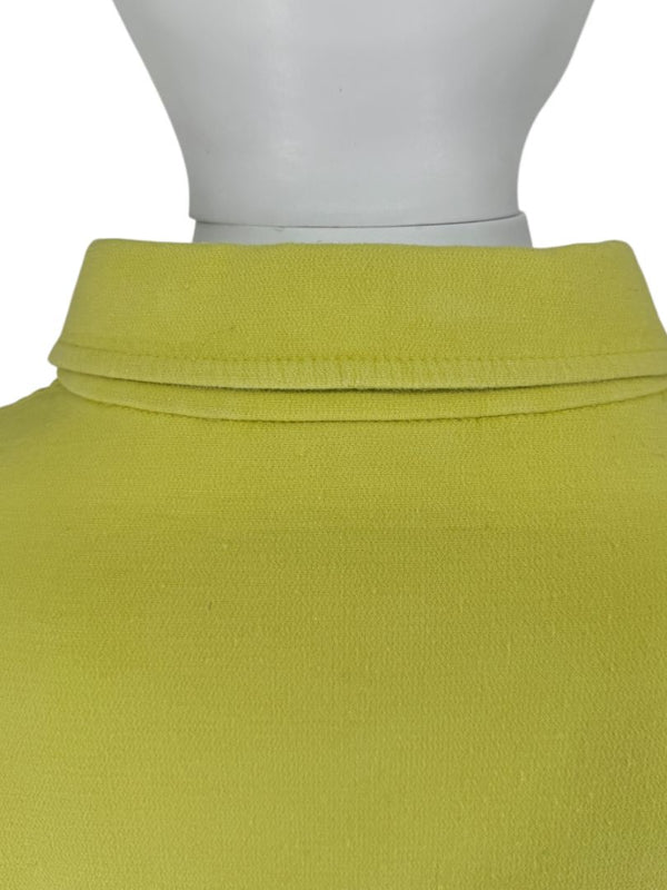 A-K-R-I-S- Lime Snap-Front Polo Dress - Size 10