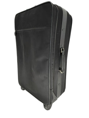 Prada Black Nylon Rolling Suitcase with Saffiano Leather Trim – 26.5" x 17.5" x 9.5"