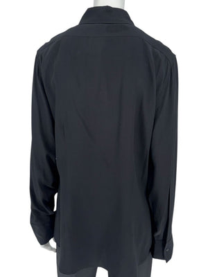 Stella McCartney Black 100% Silk Shirt – Size IT 48