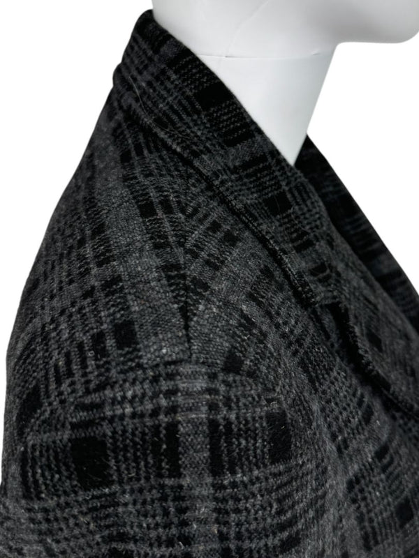 A-K-R-I-S Punto Charcoal Glen Plaid Blazer & Pants Set – Size 10
