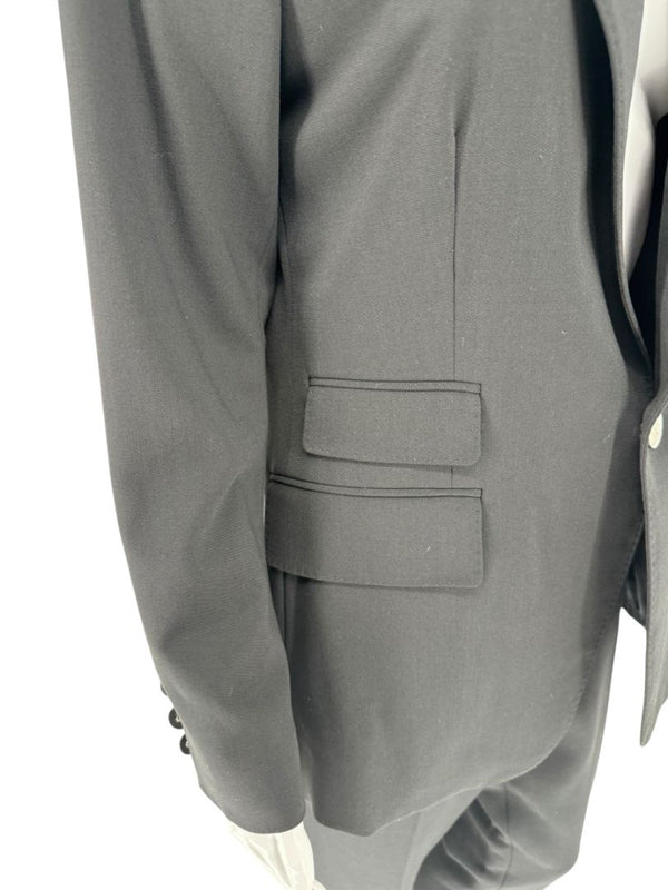 Ralph Lauren Purple Label Black Wool Pant Suit – Size 12