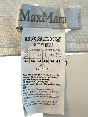 Max Mara Camel Wool Tapered Trousers – Size IT 42