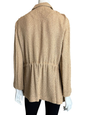 Akris Beige Bouclé Utility Jacket – Size 8