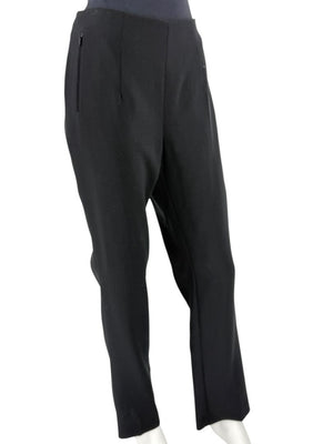 Akris Black Wool Constance Trousers – Size 10- NEW