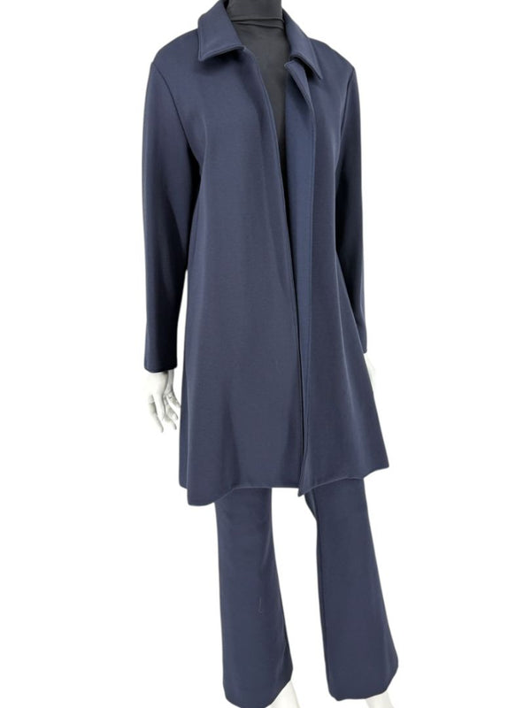 Pamella Roland Navy Pantsuit with Longline Jacket – Large