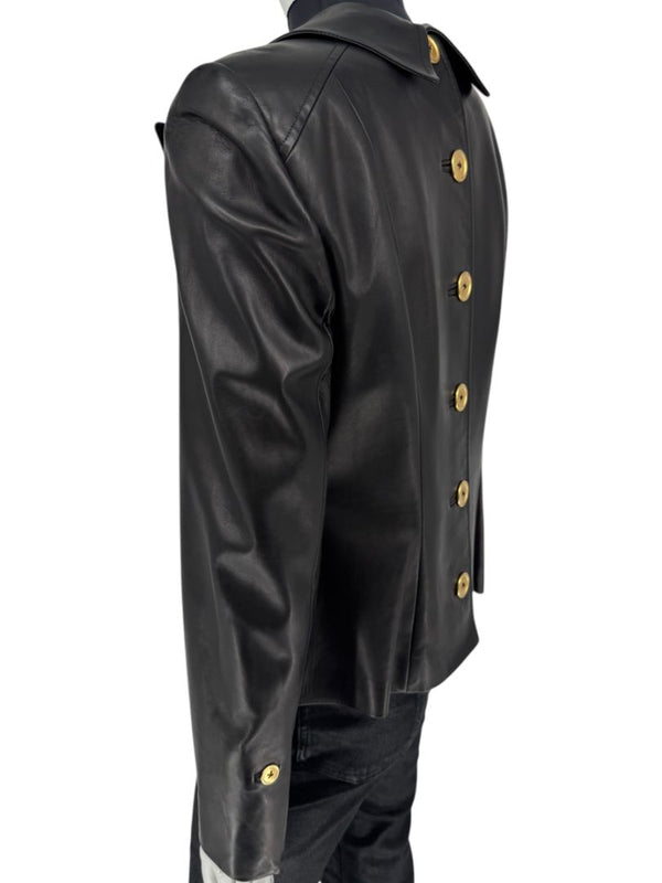 David Rodriguez Black Lambskin Leather Jacket – Pristine New With Tags