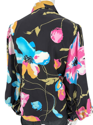 Dolce & Gabbana D&G Floral Silk Blouse – Size IT 48 / FR 44 / US 12