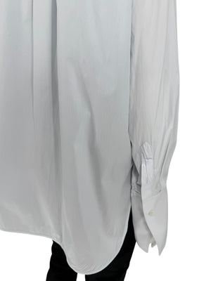 Celine Clean-Line Pale Blue Cotton Shirt with Concealed Placket – FR 42