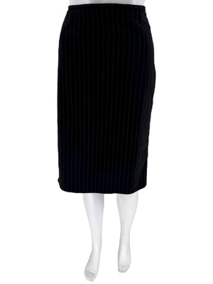 Armani Collezioni Charcoal Pinstripe 3-Piece Suit – Size 12